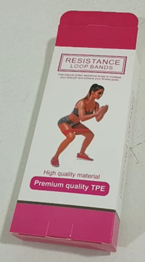 5-Level Resistance Bands Set — Home Fitness, Yoga & Strength Training