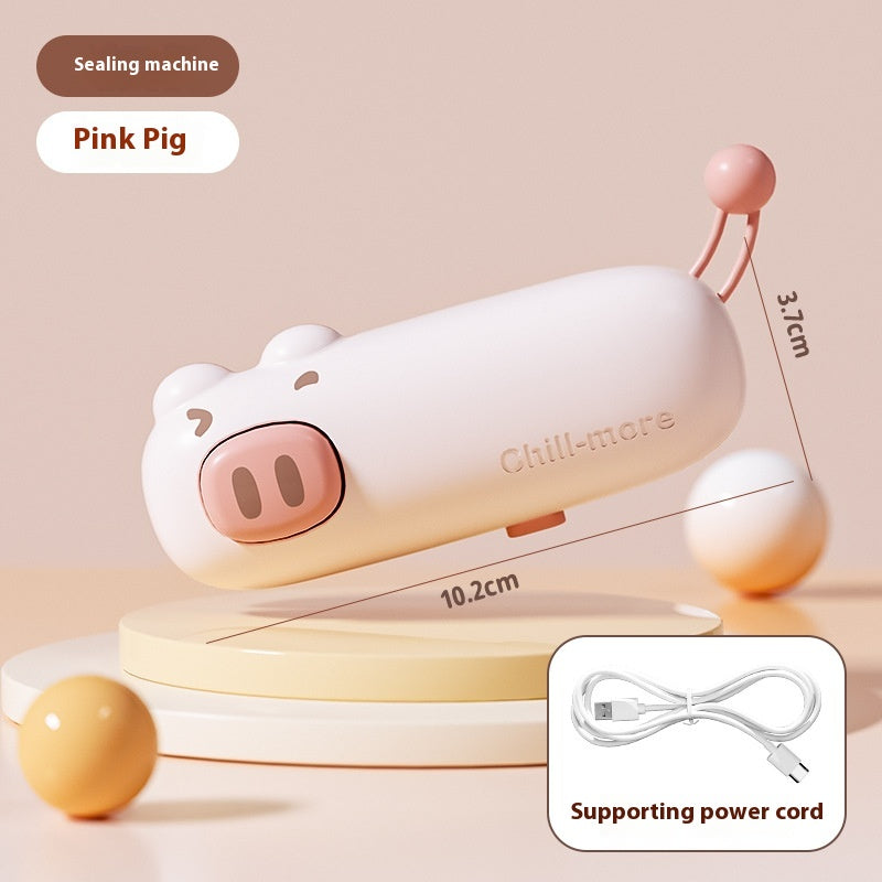 USB Rechargeable Handheld Food Bag Sealer – 2-in-1 Seal & Cut Mini Portable Bag Sealer