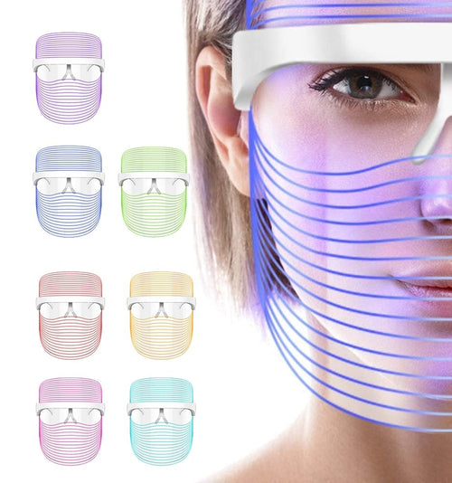7-Color LED Light Therapy Face Mask