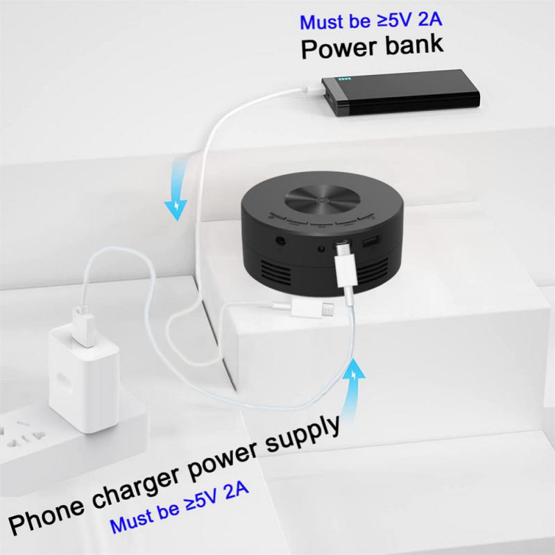Portable Mini WiFi Projector — 1080P Support, LED Home Theater, HDMI & USB