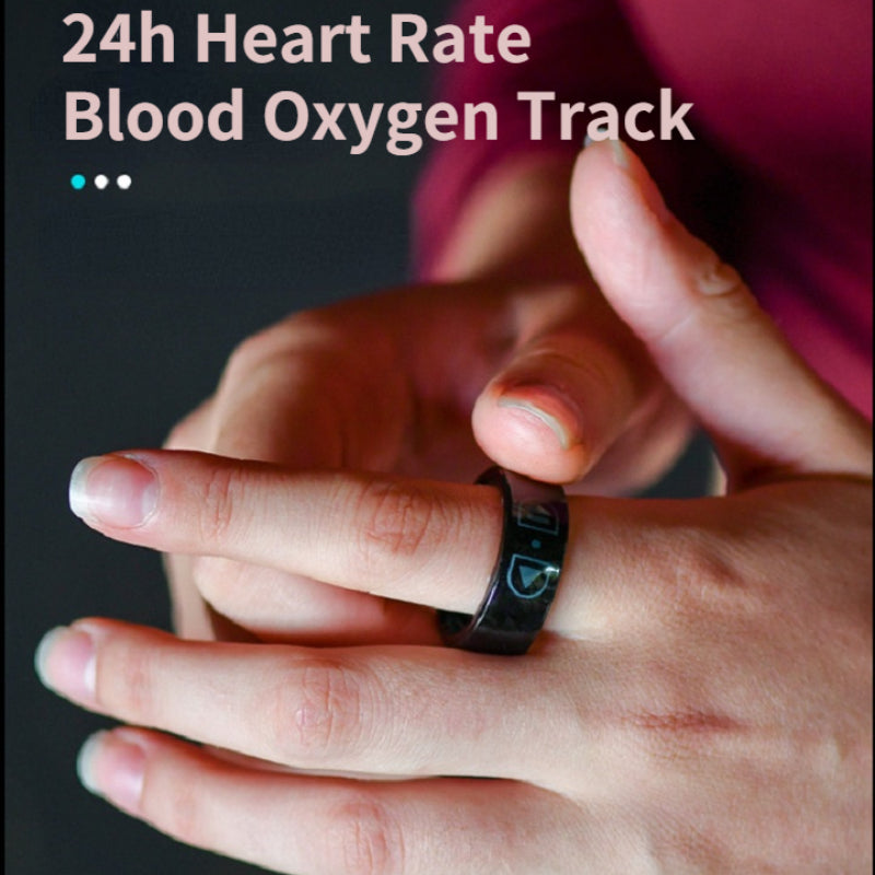 Smart Health Ring — Heart Rate, Blood Oxygen & Fitness Tracker | Bluetooth Wearable